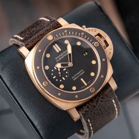 panerai brown bronzo|panerai bronzo submersible.